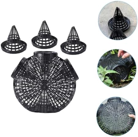 NUOBESTY Taşınabilir balık yemi kepçe, çıkarılabilir kapaklı, aşınmaya dayanıklı ve kompakt, hızlı batma mekanizması, kerevit, yılan balığı ve karidesleri yakalamak için yoğun zemin mührü - Görsel 4