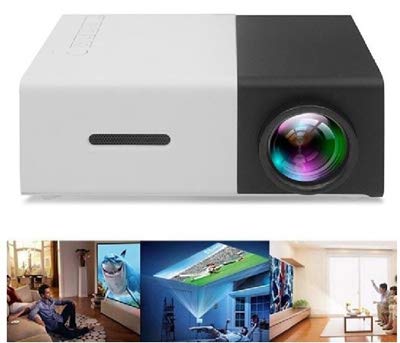 Mini Projetor Portátil Led 1080p 400 600 Lúmens Lcd (Preto)