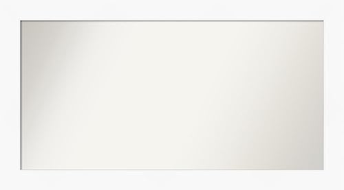 Amanti Art Espejo personalizado, espejo de baño blanco para gabinete, espejo de pared o espejo de tocador de baño sobre el fregadero (27.5 x 49.5