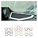VNFEJEJR Interior Moulding Car A Pillar Speaker Decoration Cover Fit for Jeep Fit for Wrangler JL Gladiator JT 2018 Up Accessories Door Audio Speaker Cover(H)