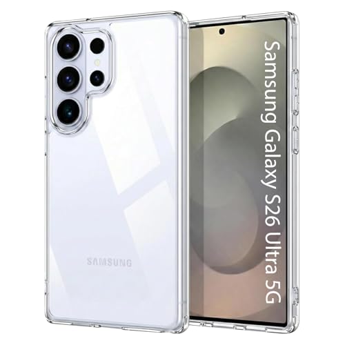Image of KACA Clear Back Cover Case for Samsung Galaxy S26 Ultra 5G |Case for Samsung Galaxy S26 Ultra 5G|Shockproof Bumper TPU Protective Design| Samsung S26 Ultra 5G Back Cover- Transparent