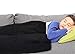 Napa Fleece Throw Blanket for Kids Teens, Super Soft All Seasons Plush Bedding Throw for Baby Toddlers Living Room - 48" x 58" - Black