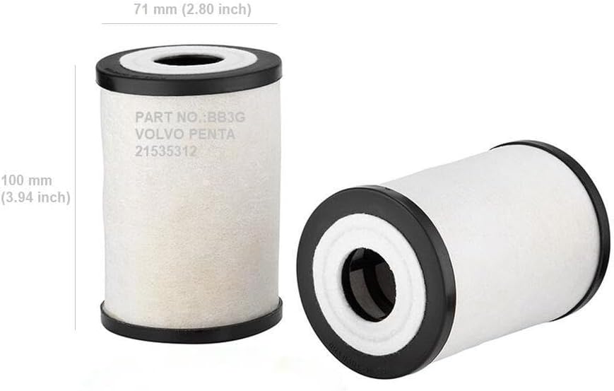 21535312 Crankcase filter Compatible with Volvo Penta TAD Series engines Volvo D8K Kubota M7001S M7001P-KVT Engine,Replace S1222EV040 VO21535312 VOP21535312