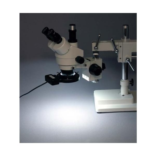 AmScope-SM-4TZ-FRL-MB-Digital-Professional-Trinocular-Stereo-Zoom-Microscope-WH10x-Eyepieces-35X-90X-Magnification-07X-45X-Zoom-Objective-8W-Fluorescent-Ring-Light-Double-Arm-Boom-Stand-110V-120V-Incl AmScope-SM-4TZ-FRL-MB-Digital-Professional-Trinocular-Stereo-Zoom-Microscope-WH10x-Eyepieces-35X-90X-Magnification-07X-45X-Zoom-Objective-8W-Fluorescent-Ring-Light-Double-Arm-Boom-Stand-110V-120V-Incl