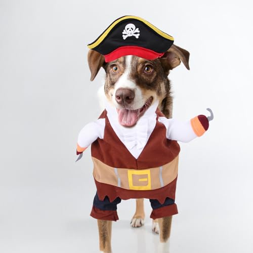 Disfraz de pirata para perro y gato talla XL miniatura 7