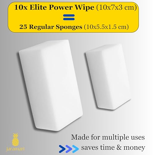 jaramari 10pcs XXL Magic Eraser, Magic Eraser Sponge, Melamine Magic Sponge, Strong Cleaning Sponges, Clean Home, Kitchens - Image 2