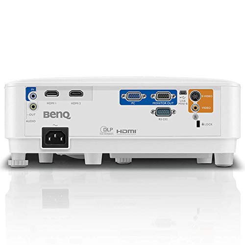 Image of BenQ MH550 1080p Business Projector | DLP | Full HD 1920x1080 | 3500 Lumen Brightness | Upto 15,000 Lamp Life | Dual HDMI | VGA | in-Built Speaker | Keystone Correction | SmartEco Technology