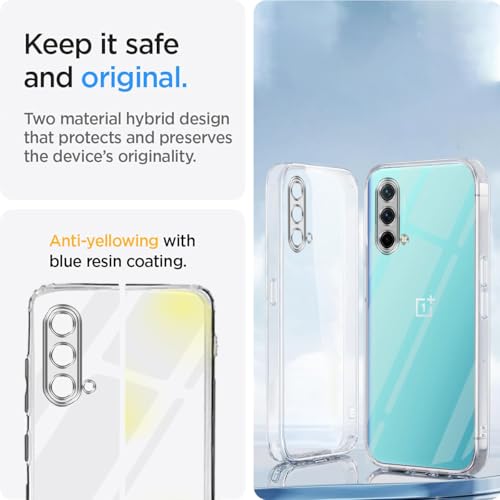 Image of Jkobi Back Cover for OnePlus Nord CE 5G (Silicone Clear Shockproof Case with Camera Protection | Soft and Flexible | Transparent)