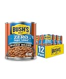 Bush's Best Zero Sugar Added Baked Beans, 8.1 oz, (Pack of 12)