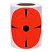 Hybsk Target Pasters 3 Inch Round Adhesive Shooting Targets - Target Dots - Fluorescent Red and Black (Fluorescent Red)