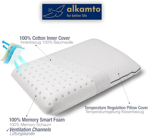 Campingkissen Alkamto Reisekissen Ergonomisches Kissen für Reisen