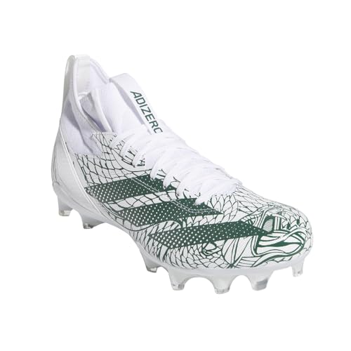adidas Mens Adizero Impact Exotic Speed Football Sneakers Shoes - Green, White - Size 8 M2