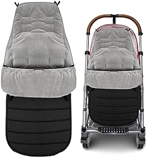 Fairy Baby Cosytoes Footmuff Winter Outdoor Universal Footmuff for Pushchair Strollers Prams Buggy Newborn Sleeping Bag Warm Pram Liner Waterproof Windproof Pushchair Car Seat (Large, Black)