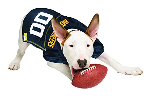 Image of Pets First Collegiate West Virginia University Dog Mesh Jersey, Large