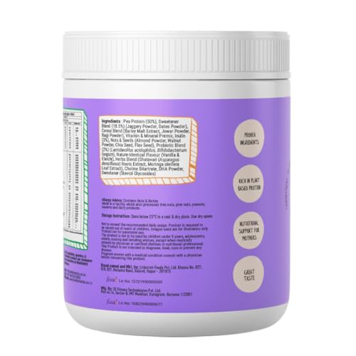 Image of Mamafy Mother's Nutritional Protein Powder Vanilla Elaichi 325g | For Pregnancy with 10g Protein per serve and 25 Vital Nutrients to Support Healthy Birth Weight and Brain Development | No Refined Sugar ( Pack of 2 )