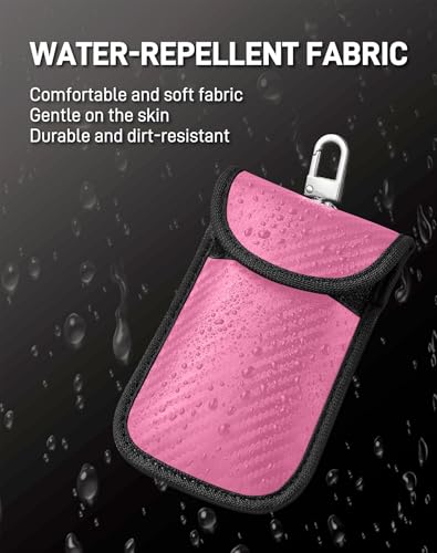 image for Vammcht Upgraded Faraday Bag for Key Fob (2 Pack), Premium Faraday Key