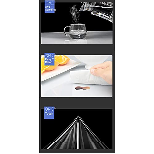 Nappe protection PVC transparente anti-chaud pour bureau et table