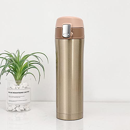 500ml Vacuum Flasks Water Bottle Travel Coffee Mug Tea Milk Stainless Steel Thermo Cup Travel Car Mug Thermocup (Color : C) (D)