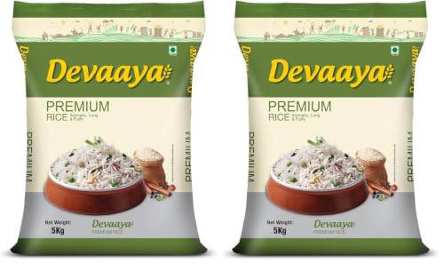 Image of Daawat Devaaya, Long & Fluffy Grains Premium Rice, 5 Kg. (Pack of 2)