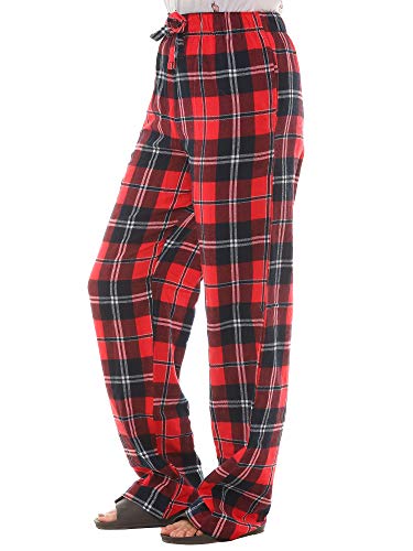 Image of Womens Multicolor Cotton Checkered Pyjama | Checks Pajama for women with Elastic & Drawstring Plus Size (S TO 8XL)