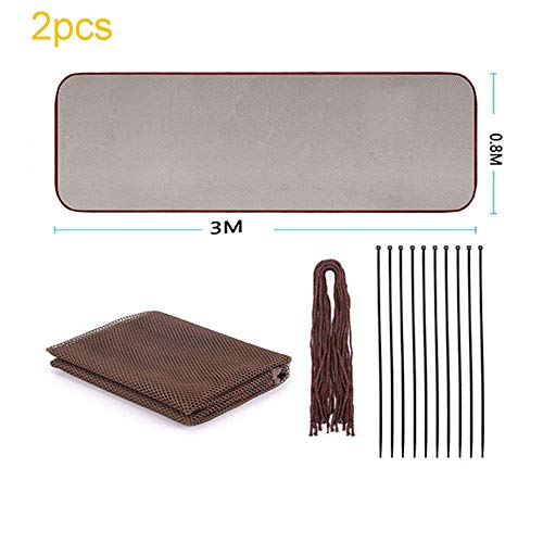 Kinderveiligheid Trappen Net, 3+3 meter Indoor Balkon en Trap Veiligheidsnet, Veilig Rail Netto Protector Balkon/Trapreling Veiligheidsnet voor Kinderen Huisdier Speelgoed Stevig Mesh Stof Materiaal Koffie - Image 3