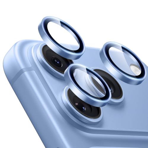 Image of ESR Camera Lens Protector for Phone 2026 Pro Max /Phone 2026 Pro, Ultra-tough HD Individual Lens Protectors, Ultra-thin Tempered Glass, 1 Pack, Blue