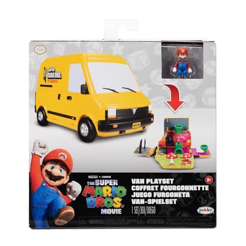 THE SUPER MARIO BROS. MOVIE – Van Playset with 1.25” Mini Mario Figure - Thumbnail 7
