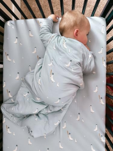 Image of GUNAMUNA Long-Sleeve Sleep Sack for Babies, Wearable Sleep Bags, Soft Rayon, 1.0 TOG, Essentials for Newborns