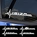 HLLebw Voiture Stickers Voiture Auto Corps Autocollant, pour Seat Leon MK3 MK2 Ibiza 6J 6L FR Ateca Arona
