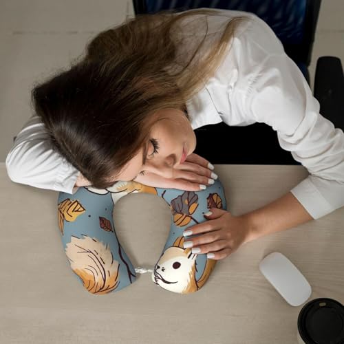 Almohada de viaje espuma viscoelástica tamaño estándar miniatura 7
