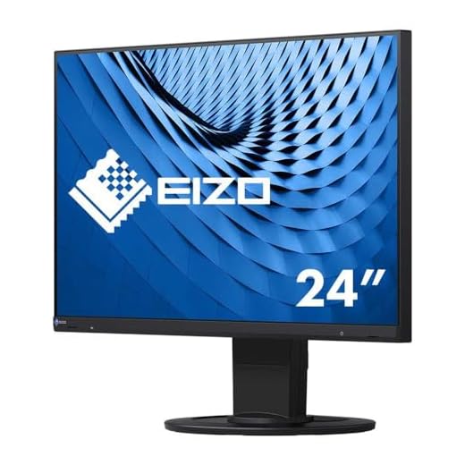 EIZO FlexScan EV2460-BK 60,5 cm (23,8 Zoll) Ultra-Slim Monitor (DVI-D, HDMI, D-Sub, USB 3.1 Hub, DisplayPort, 5 ms Reaktionszeit, Auflösung 1920 x 1080) schwarz