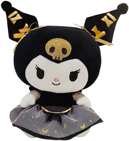 Kawaii cat Soft Toy, 24cm, Black and White