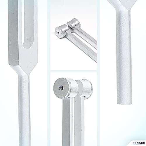 medical grade aluminum alloy sensory tuning fork activator for healing therapy non magnetic one each of c 128 tuning fork