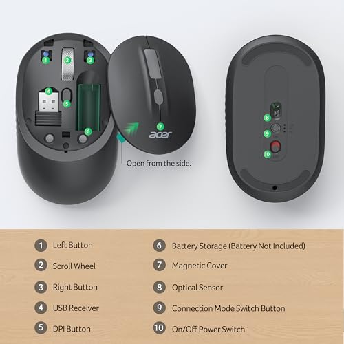 acer Bluetooth Wireless Mouse OMR270 の商品画像 4