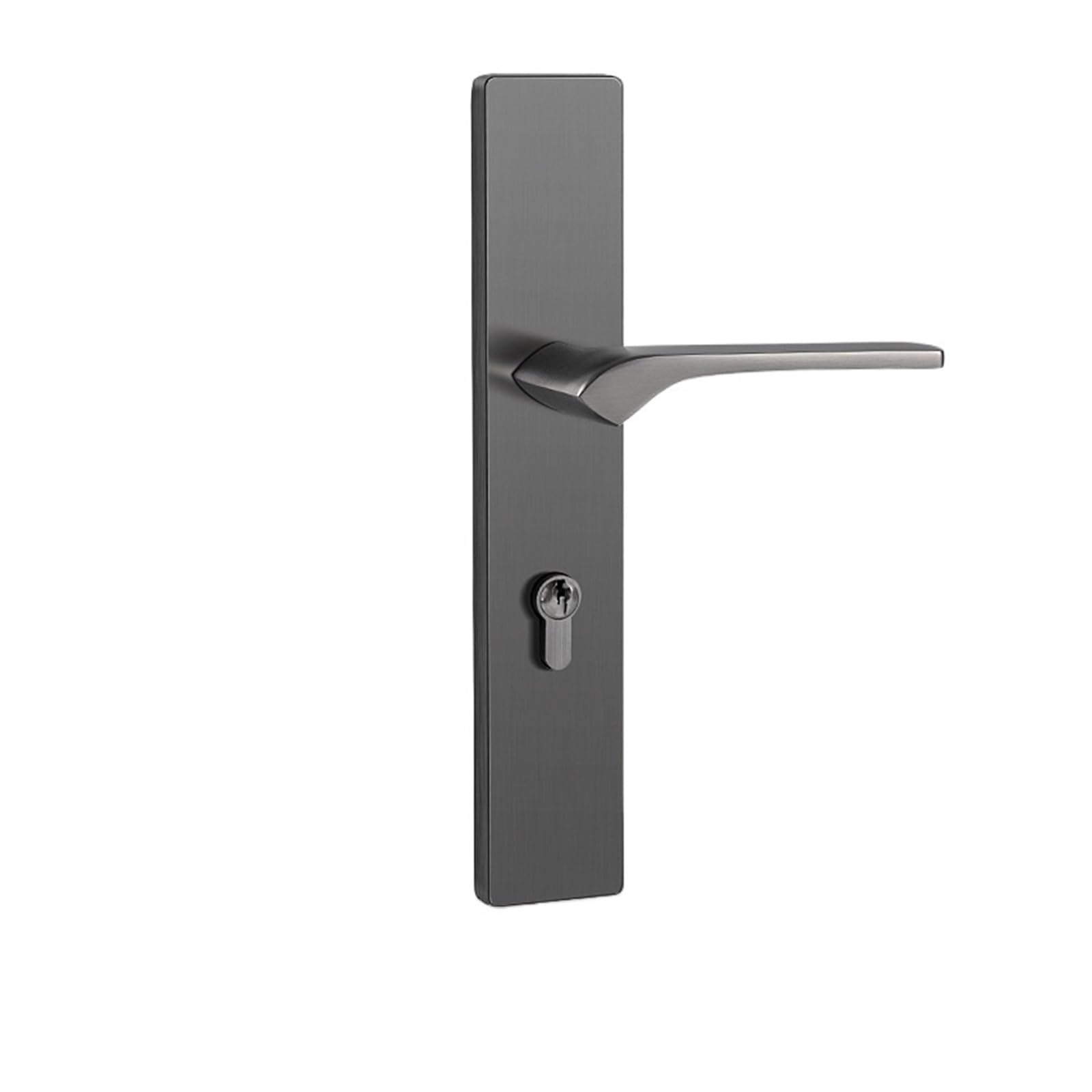 Serrure de porte d'entrée intérieure magnétique en cuivre pur pour grande porte double