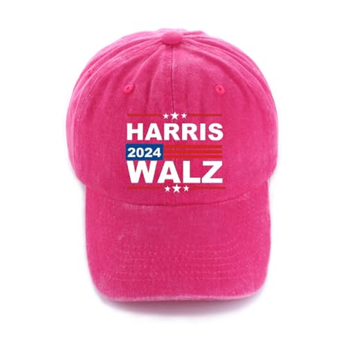 Kamala Harris Waltz 2024 Presidential Election Trucker Hat Uomo Vintage Mesh Cap per l'estate, K04, Taglia unica