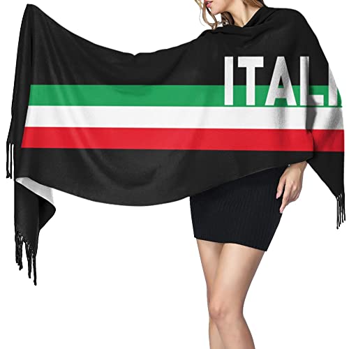 Flag of Belize Womens Winter Scarf Cashmere Feel Shawl Wrap Soft Warm Blanket Scarves Fringe Scarf