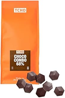 TCHO Choco Combo 68% Dark Chocolate Baking Couvertures (6.6lb Bag) | Organic & Fair Trade Certified | Non GMO, Non-Dairy, Vegan, Soy Free