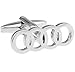 Promotioneer Men's Audi Logo Symbol Fashion Shirt Cufflinks with Gift Box 05