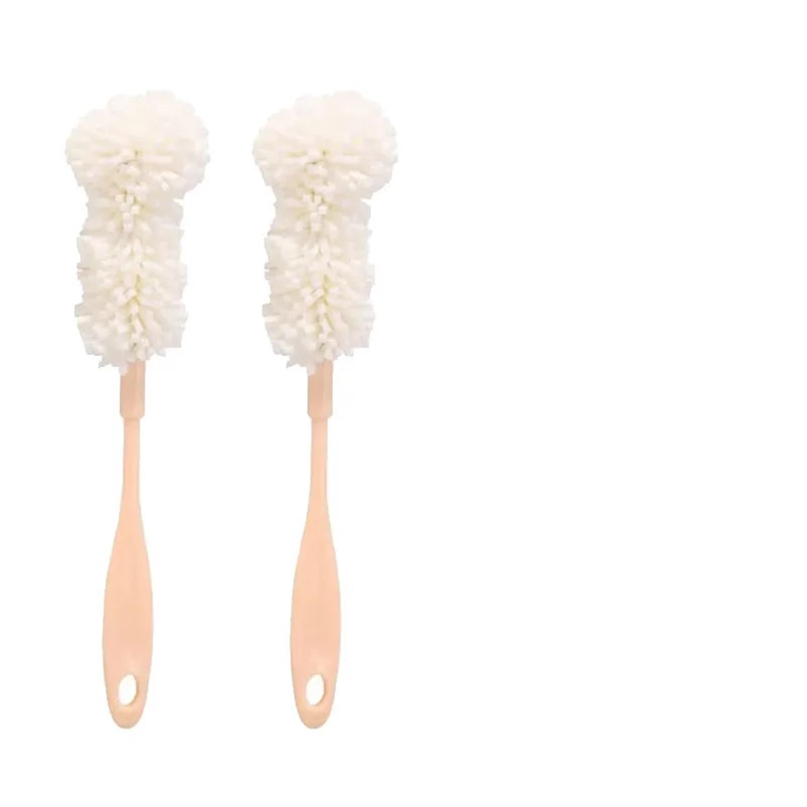 Set di spazzole per biberon, Spugna PP EVA pulita. Spazzola for tazze con manico lungo for bottiglie di vetro da tè(4pcs)