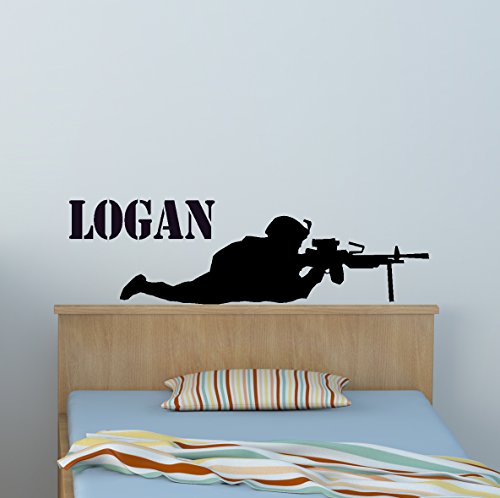 Vinilo Decorativo Militar Personalizado 9 X 28 pulgadas miniatura 2