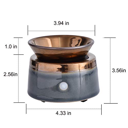 kobodon Ceramic Candle Wax Warmer,Scentsy Warmer, Home Fragrance Diffuser, Wax Melter for Scents Fragrances Candles Oils, Fragrance Warmer Scented Candles or Wax Melts, Gifts for Spa Home Office