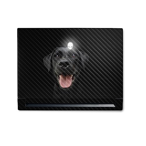 MightySkins Carbon Fiber Skin Compatible with Alienware M18 R1 (2023) Full Wrap Kit - Black Lab | Protective, Durable Textured Carbon Fiber Finish | Easy to Apply & Change Styles | Made in The USA