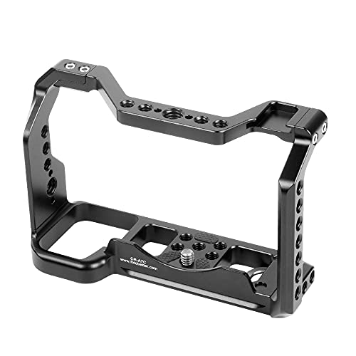 FOTOBETTER Vlogger - Support de cage pour appareil photo Sony A7C - Accessoires de prise de vue vidéo - Extension de griffe pour microphone - Accessoire indispensable pour le créateur de contenu Cover