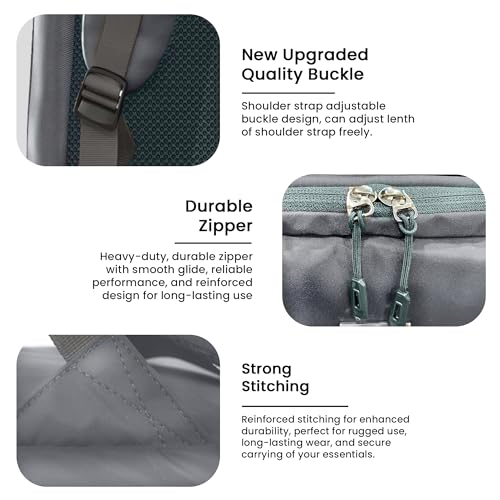 Image of REDHORNS 25L Waterproof 15.6-inch Laptop Backpack for Men and Women, Unisex Travel Laptop Bag /Office Bag /School Bag /College Bag /Business Bag with Multiple Compartments (Grey)