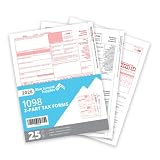 Blue Summit Supplies 1098 2026 Tax Forms Kit, 25 Pk, 2 Part, Mortgage
