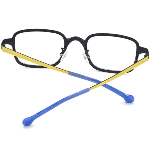 Image of FONEX Colorful Pure Titanium Glasses Frame Women Retro Round Eyeglasses