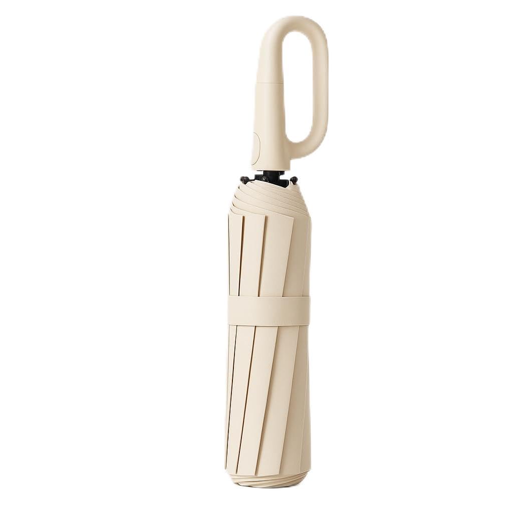 White/Ivory Auto Open Close Umbrella ()