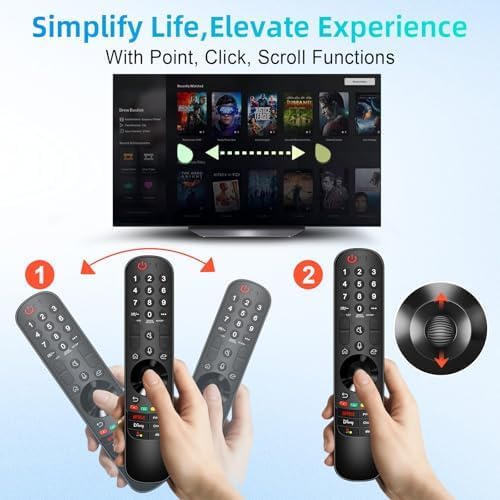 Miniatura 4 de Repuesto para LG Magic Remote, para MR20 MR21 MR22 MR23 MR24, comando de voz y puntero para LG 21222324 UHD OLED QNED NanoCell 4K 8K Smart TV