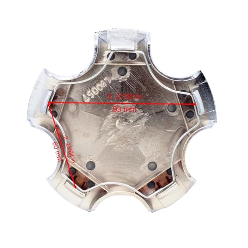 Cache-moyeu de roue 117 mm pour remplacer un centre de roue perdu C5 Z06